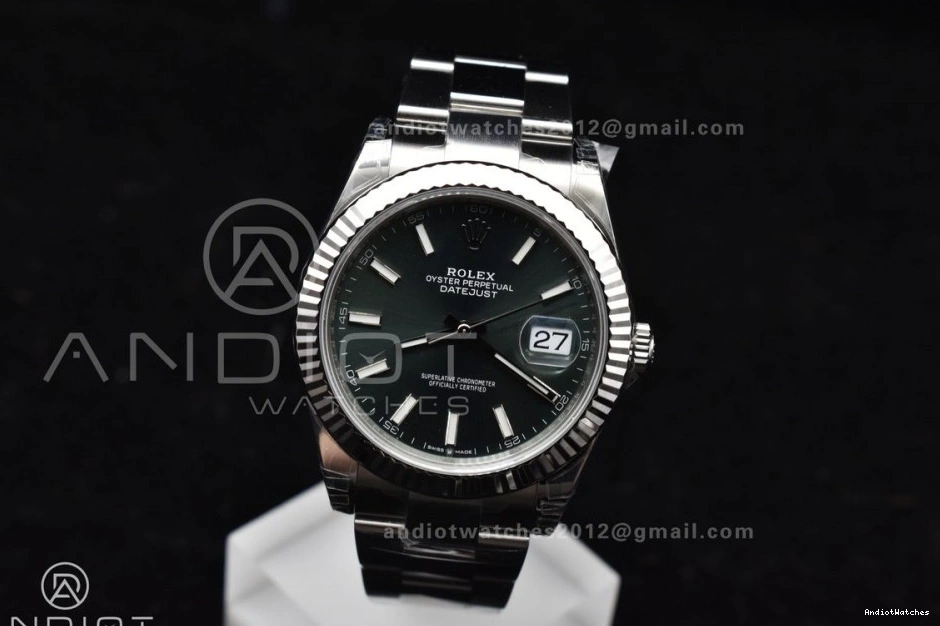 904L EasyMatch 616 41 Oyster SS Green 1:1 Bracelet Edition Best VSF DateJust VS Dial On 126334 1221